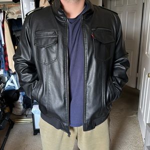Levi’s Leather Jacket wore it once for Men